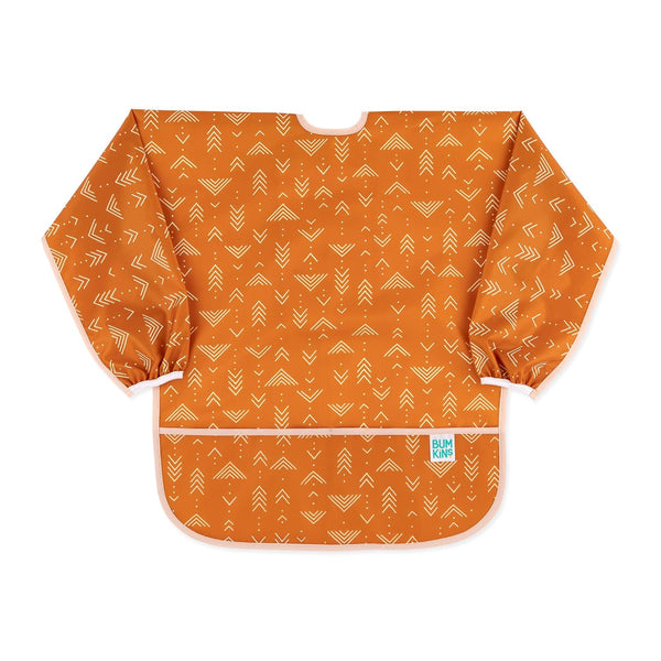 Bumkins Sleeved Smock, Toddler Reusable Waterproof Bib for Girls and Boys Ages
