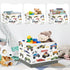 Truck,40 30 30 cm Clastyle City Car Baby Laundry Hamper Kid Storage Basket Boy Gift Toy Box Collapsible Clothes