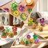 15 Pack Set 1314PCS 3.6MM 10+ CUBIMANA Flowers Plants Mini Building - Flower Succulents Botanical Collection Block Toy
