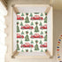 KICPOAY 52x28 Christmas Trees Cars Vintage Toddler Bed Crib Sheets Baby Crib Sheets Cover for Soft Mini Crib Mattress