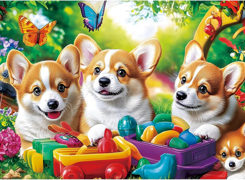 VOLUVOLU 300 Pieces Dog Puzzles for Adults, Puppy and Toys Puzzle for Adults