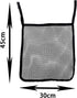 Dogxiong 2 Pack Portable Stroller Hanging Bag, Baby Stroller Organizer Bag, Multifunctional Large Capacity Storage Container Bag for Diaper Bottle Toy, Stroller Hanging Storage Net Bag