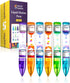 Special Supplies Liquid Motion Bubbler Pens, 6-Pack Colorful Hourglass Timer for Sensory Play