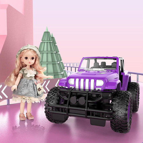 NQD RC Cars 1:16 Scale Jeep, 80 Min Playtime 2.4GHz Off-Road Trucks for Toddlers Girls Kids Teens