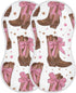 Mazeann Western Cowgirl Boots Star Burp Cloths Baby Boys Girls Absorbent Soft Cotton