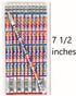 Fun Express Happy Birthday Pencils, Bulk Set of 24 for Teachers and Students, Classroom Supplies, Rewards, Party Favors