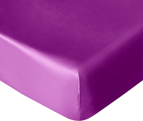 NTBAY Silk Satin Fitted Crib Sheet - Super Soft Silky 28x52 Crib Sheet for Standard Crib and Toddler Mattresses, Boys,