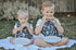 BapronBaby PBJ Pals Bapron - No Neck Tie Safer Bib for Baby & Toddler, Soft Waterproof, Machine Washable, Sz 6m-3T