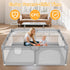 74"x50" 2 Large Baby Playpen - Playpen for Babies and Toddlers with Breathable Mesh & Handles - Baby Fence Playard