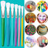 YGAOHF 6PCS Paint Brushes for Kids, Assorted Washable Paintbrushes Set, Easy to Clean & Hold Small Toddler Paint Brush