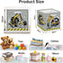 11.8" Set 3Pcs 3D Construction Vehicles Cube Storage Organizer Cars Cube Storage Bin for Bathroom/Bedroom Parent Book