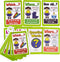 Rechardy Question Words Flashcards, English Sentences Grammar Learning Pocket Cards for Kindergarten