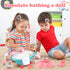 Set, 5 3 4 5 Set) SUKIPIN Baby Doll Bath Baby Dolls for Year Old Girls for Easter Basket Stuffers, Doll Bathtub Toys