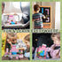 Jollynamy 1-3, 4-8, Mini Portable Magnetic Blocks with Iron Storage Box - Travel Magnet Building Block for Toddler STEM