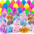 24 Pack Easter Egg Fillers with Easter Bunny Plush, Easter Eggs with