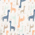 HonestBaby Fitted Crib Sheets - 100% Organic Cotton, Multi-Colored Giraffes, Fits Standard Mattress, Unisex