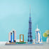 Architecture Dubai Micro Building Blocks Set, Skyline Series Adult and Children Assembly, World Famous Landmarks, 2545
