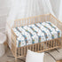 JEPFEIXIA 28"x52" Colorful Train Fitted Crib Sheet for Boys Girls Cartoon Trains Baby Sheet for Standard Crib