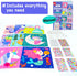 8 990+ 3-8 EZCRA Easy Arts and Crafts for Kids - Fun Gem Sticker Kit - Unicorn Princess Themes, Stickers - Gem Art