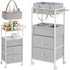Modanais Baby Diaper Caddy Organizer Cart with Drawers - 3In1 Rolling Storage