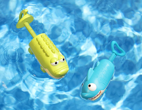 B. toys Splishin’ Splash Animal Water Squirts Duo Pack – Fun Bath Toys for Kids, Outdoor Water Play