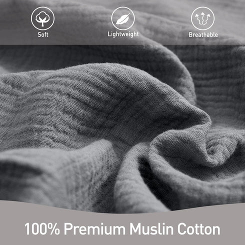 4-Pack 40 38 inches GLLQUEN BABY Muslin Swaddle Blankets for Boys and Girls, Baby Blankets for Girl Boy, Newborn