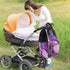 QSMJKLD Backpack Mommy Daypack Marble Purple Colorful Diaper Bag with Changing Pad, Pacifier Holder - Multifunction