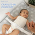 Jool Baby Serenity Soft Changing Pad + Washable Cover, Non-Slip - Fits Standard Changing Tables & Dressers (Cloud