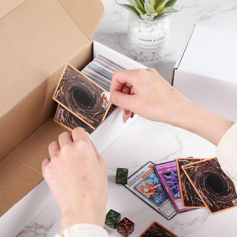 Yexiya 3 Pcs 800-Count Storage Box Card Holders for Trading Cards, Sports Card Collector Box Organizer for Gaming