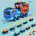 10-in-1 3-5 4-7, 9 3 4 5 6 7 8 IHAHA Toddler Foldable Carrier Space Truck Toys for Kids Boys Ages Long Race Track