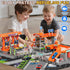 Playsets, 3-in-1 Playset, Playset, 1:64 1-3, Toy Cars Activity Drivers Gasstation, Car Wash, Car Restaurant Scale Toy