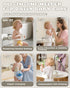 Wanchouse 6 Adjustable Baby Bath Stand with Strong Suction Cups Foldable Shower Support Seat for Babies Months & Up