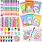 Seajan 110 Pcs Easter Party Favors Gift Set Easter Bunny Coloring Book