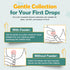 Honeybee Baby Set 7 5mL Colostrum Collector Kit | Reusable Silicone Breast Milk Collector for Harvesting Colostrum