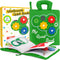 deMoca Busy Book for Toddlers 1-3, Quiet Book Montessori Toy with 9 Activities, Learning Felt Toy for Boys & Girls