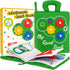 deMoca Busy Book for Toddlers 1-3, Quiet Book Montessori Toy with 9 Activities, Learning Felt Toy for Boys & Girls