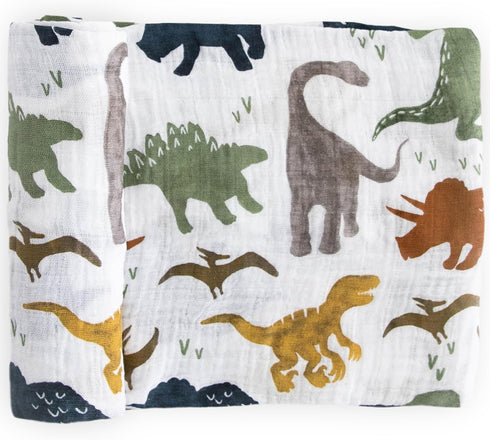 Little Unicorn Premium Cotton Swaddle Baby Blanket | Breathable Fabric | for