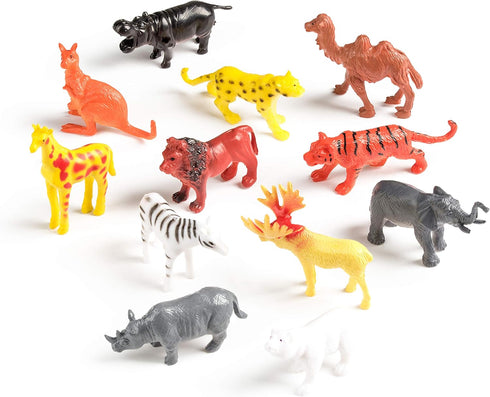 Dig a Dozen Egg Kit, Break Open 12 Eggs to Discover 12 Unique Wild Safari Animals, STEM Gift for Kids