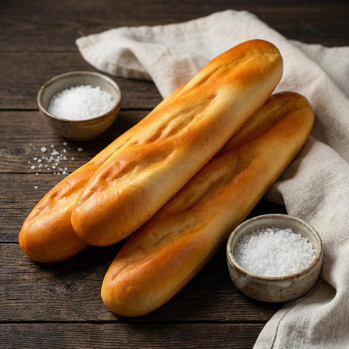 ULTNICE 3pcs Playset Artificial French Long Bread Loaf Lifelike Fake Dessert Cake Food Pretend Play Food Toys