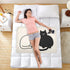 siphylline 52" 34" Cartoon Minimalist Cat Cute Extra Large Resuable Changing Pad Covers Soft Absorbent Potty Training