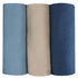 Chiowels 3-Pack 37 49 inches 001 Baby Muslin Swaddle Blankets for Boys and Girls, Soft and Breathable Cotton Swaddles