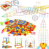 Ggiibro 800Pcs Straw Constructor STEM Building Toys for Kids with Storage Box