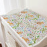 Safari Jungle Animals Trees Changing Pad Cover, Soft Breathable Sheets for Boy Girl with Lion, Elephant, 32''x16''