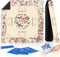 HWZ Mahjong Mat with 4 Professional Tile Mixers & Storage Bag, 31.5x31.5 Inch,
