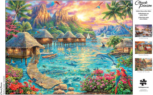 Buffalo Games Chuck Pinson Tropical Oasis 1000 Piece Jigsaw Puzzle for Adults, Perfect for Game Nights