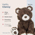 10.5" Bearington Clancy Teddy Bear Stuffed Animal - Soft and Cuddly Stuffed Bear Plush with Weighted Bean Bag Bottom