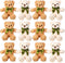 HyDren 12 Pack Bear Stuffed Animal Baby Shower Plush Gift Bulk 10