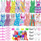 BJDBUS 42 pcs Doll Clothes and Accessories, 10 pcs Fashion Mini Dresses and 32 pcs Shoes, Glasses, Handbag for 11.5