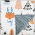 Baby Blanket for Boys Girls, Fox Printed, 30"x40", Soft Plush Minky Blanket for Toddlers Newborn