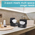 Hushee 2 Pack Wipe Dispenser Wipes Holder for Baby Adult Decorative Wipe Containers for Bathroom Home Office Cars